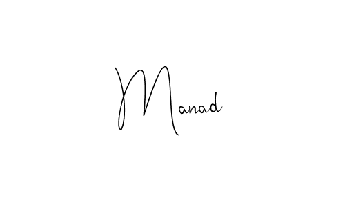 How to make Manad name signature. Use Andilay-7BmLP style for creating short signs online. This is the latest handwritten sign. Manad signature style 4 images and pictures png