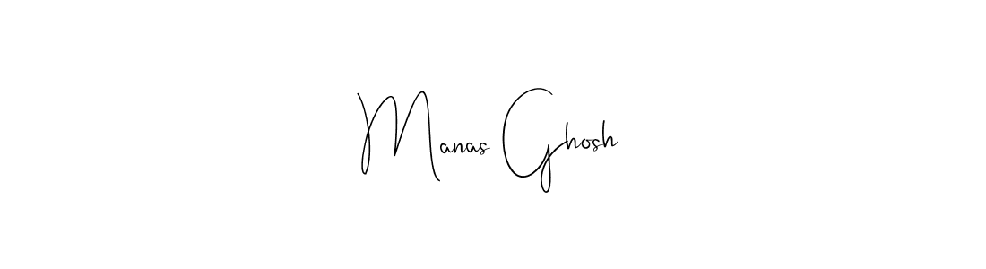 Make a beautiful signature design for name Manas Ghosh. With this signature (Andilay-7BmLP) style, you can create a handwritten signature for free. Manas Ghosh signature style 4 images and pictures png