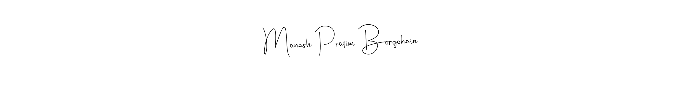 You should practise on your own different ways (Andilay-7BmLP) to write your name (Manash Pratim Borgohain) in signature. don't let someone else do it for you. Manash Pratim Borgohain signature style 4 images and pictures png