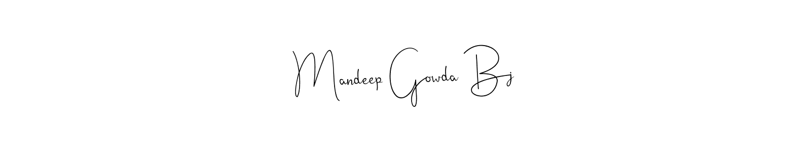 Here are the top 10 professional signature styles for the name Mandeep Gowda Bj. These are the best autograph styles you can use for your name. Mandeep Gowda Bj signature style 4 images and pictures png