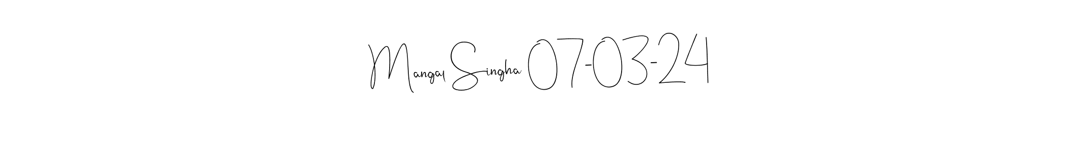 Also You can easily find your signature by using the search form. We will create Mangal Singha 07-03-24 name handwritten signature images for you free of cost using Andilay-7BmLP sign style. Mangal Singha 07-03-24 signature style 4 images and pictures png