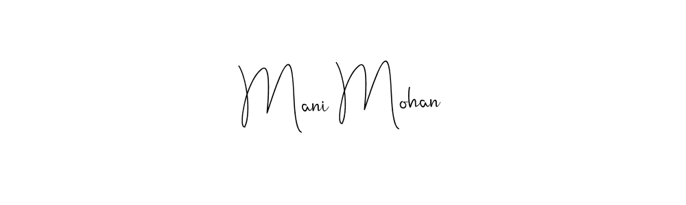 Also You can easily find your signature by using the search form. We will create Mani Mohan name handwritten signature images for you free of cost using Andilay-7BmLP sign style. Mani Mohan signature style 4 images and pictures png