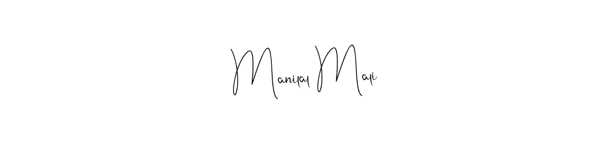 Similarly Andilay-7BmLP is the best handwritten signature design. Signature creator online .You can use it as an online autograph creator for name Manilal Mali. Manilal Mali signature style 4 images and pictures png