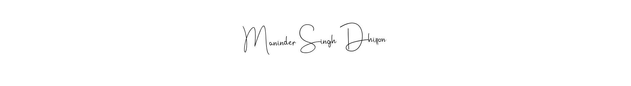 You should practise on your own different ways (Andilay-7BmLP) to write your name (Maninder Singh Dhillon) in signature. don't let someone else do it for you. Maninder Singh Dhillon signature style 4 images and pictures png