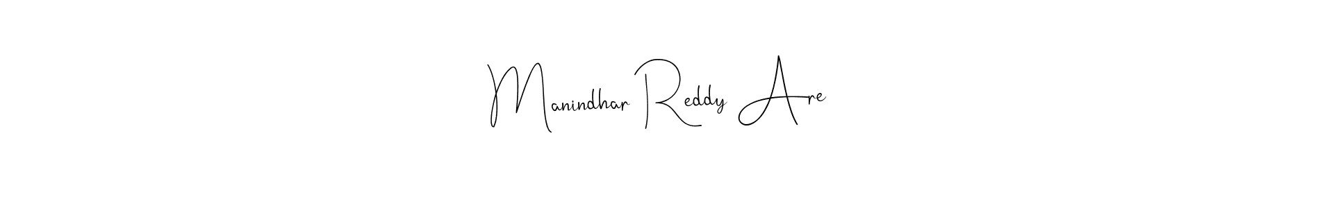 Manindhar Reddy Are stylish signature style. Best Handwritten Sign (Andilay-7BmLP) for my name. Handwritten Signature Collection Ideas for my name Manindhar Reddy Are. Manindhar Reddy Are signature style 4 images and pictures png