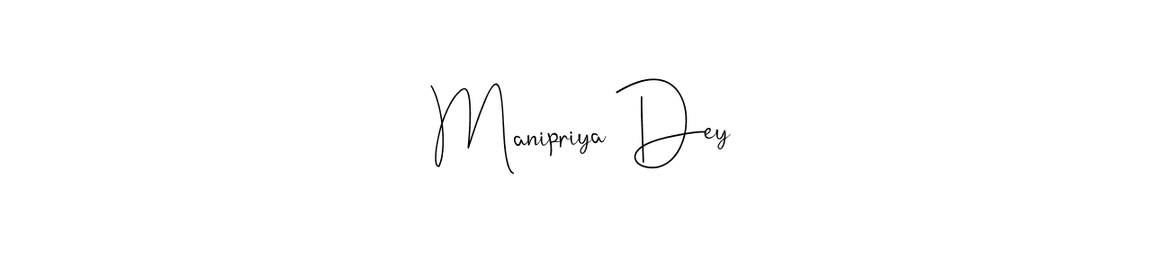 It looks lik you need a new signature style for name Manipriya Dey. Design unique handwritten (Andilay-7BmLP) signature with our free signature maker in just a few clicks. Manipriya Dey signature style 4 images and pictures png