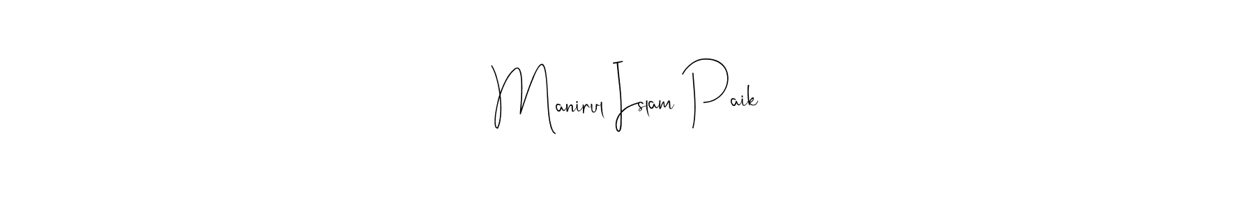 You can use this online signature creator to create a handwritten signature for the name Manirul Islam Paik. This is the best online autograph maker. Manirul Islam Paik signature style 4 images and pictures png