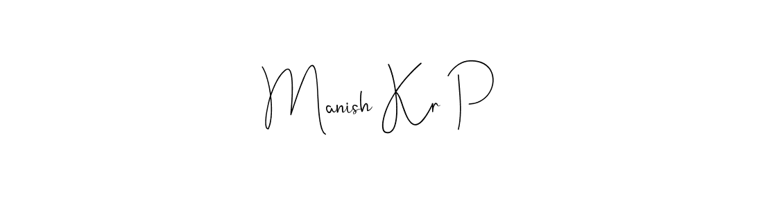 Similarly Andilay-7BmLP is the best handwritten signature design. Signature creator online .You can use it as an online autograph creator for name Manish Kr P. Manish Kr P signature style 4 images and pictures png