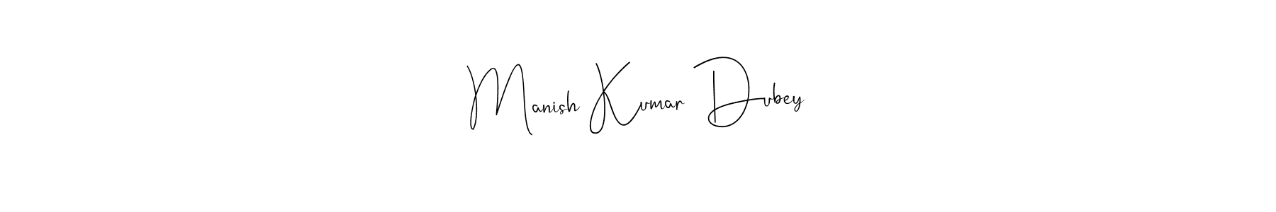This is the best signature style for the Manish Kumar Dubey name. Also you like these signature font (Andilay-7BmLP). Mix name signature. Manish Kumar Dubey signature style 4 images and pictures png