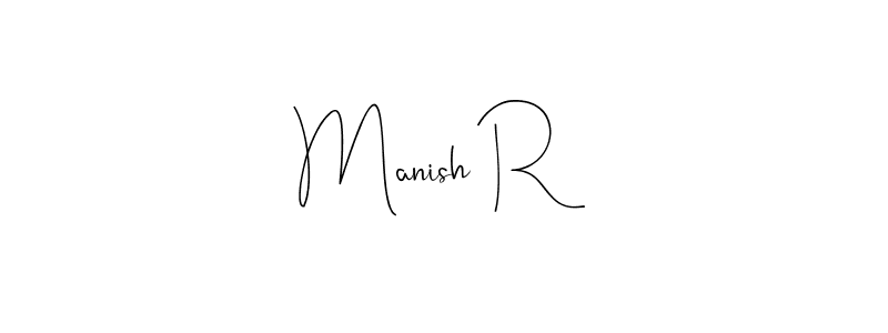 This is the best signature style for the Manish R name. Also you like these signature font (Andilay-7BmLP). Mix name signature. Manish R signature style 4 images and pictures png