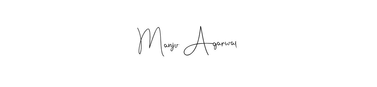 The best way (Andilay-7BmLP) to make a short signature is to pick only two or three words in your name. The name Manju Agarwal include a total of six letters. For converting this name. Manju Agarwal signature style 4 images and pictures png