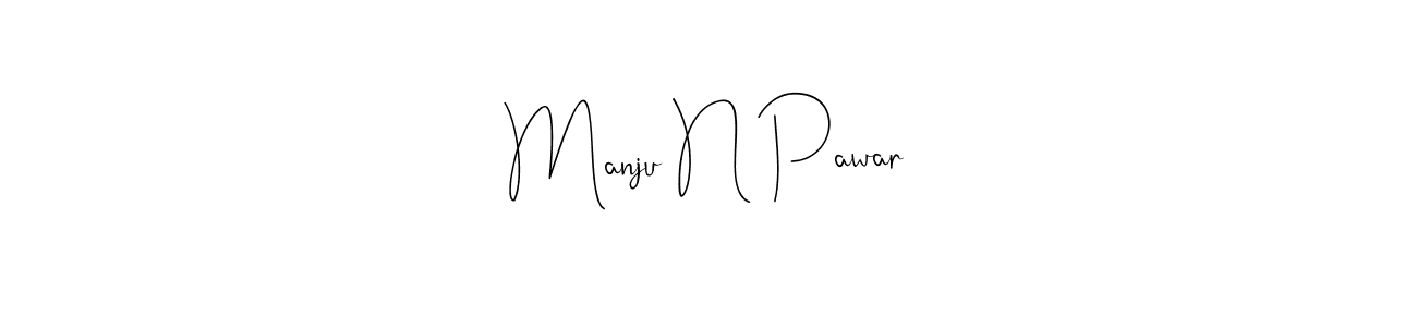 if you are searching for the best signature style for your name Manju N Pawar. so please give up your signature search. here we have designed multiple signature styles  using Andilay-7BmLP. Manju N Pawar signature style 4 images and pictures png
