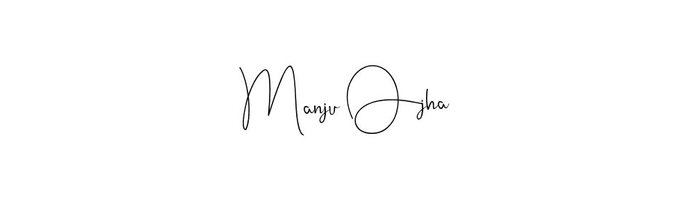 Andilay-7BmLP is a professional signature style that is perfect for those who want to add a touch of class to their signature. It is also a great choice for those who want to make their signature more unique. Get Manju Ojha name to fancy signature for free. Manju Ojha signature style 4 images and pictures png