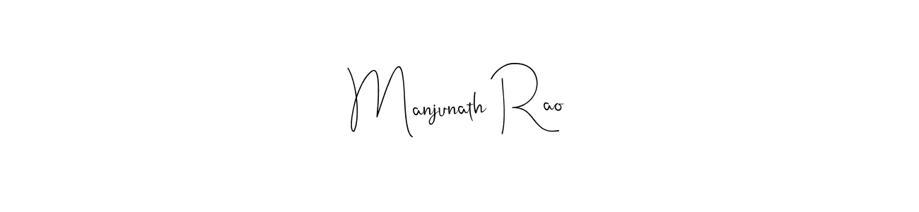 You should practise on your own different ways (Andilay-7BmLP) to write your name (Manjunath Rao) in signature. don't let someone else do it for you. Manjunath Rao signature style 4 images and pictures png