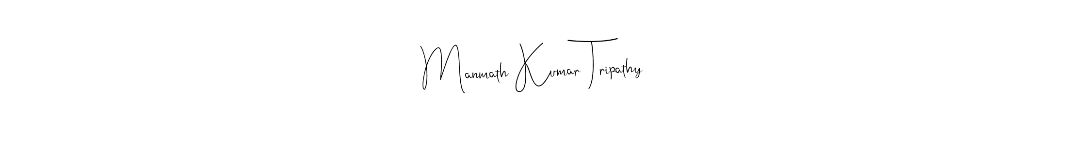 Make a beautiful signature design for name Manmath Kumar Tripathy. Use this online signature maker to create a handwritten signature for free. Manmath Kumar Tripathy signature style 4 images and pictures png