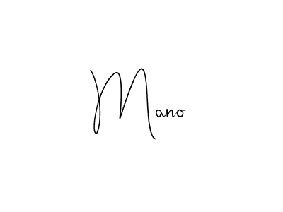 95+ Mano Name Signature Style Ideas | Outstanding E-Signature