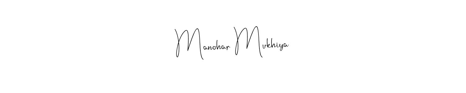 Once you've used our free online signature maker to create your best signature Andilay-7BmLP style, it's time to enjoy all of the benefits that Manohar Mukhiya name signing documents. Manohar Mukhiya signature style 4 images and pictures png
