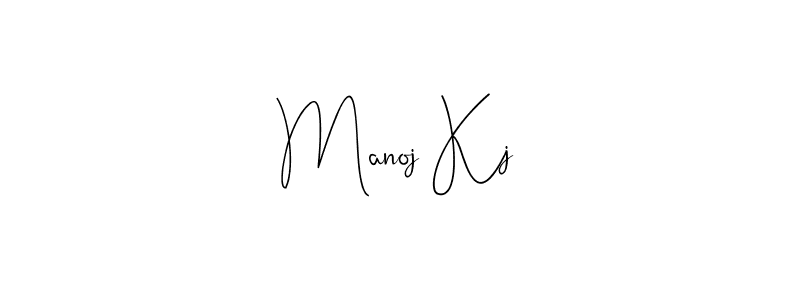 Make a beautiful signature design for name Manoj Kj. With this signature (Andilay-7BmLP) style, you can create a handwritten signature for free. Manoj Kj signature style 4 images and pictures png