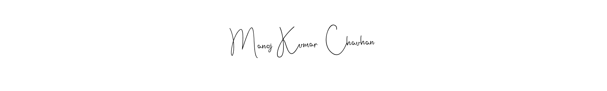 Manoj Kumar  Chauhan stylish signature style. Best Handwritten Sign (Andilay-7BmLP) for my name. Handwritten Signature Collection Ideas for my name Manoj Kumar  Chauhan. Manoj Kumar  Chauhan signature style 4 images and pictures png
