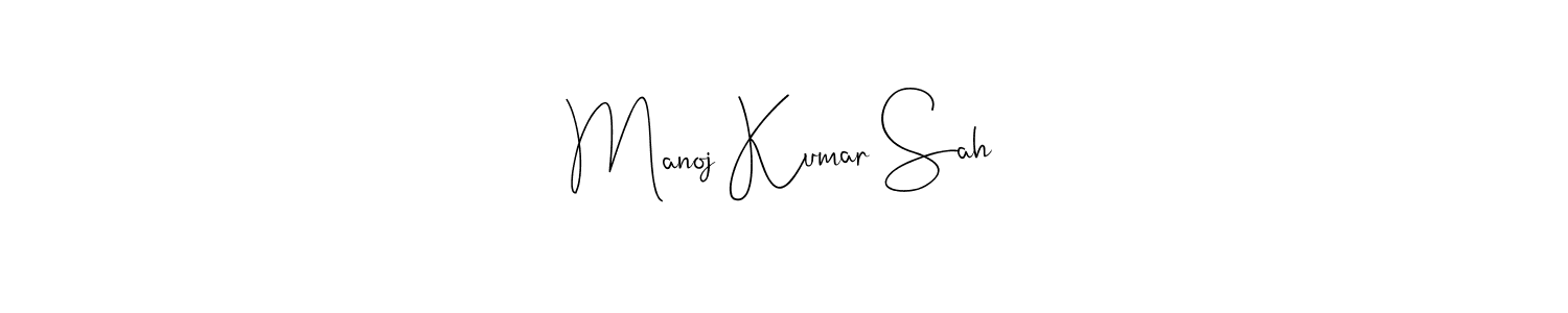 The best way (Andilay-7BmLP) to make a short signature is to pick only two or three words in your name. The name Manoj Kumar Sah include a total of six letters. For converting this name. Manoj Kumar Sah signature style 4 images and pictures png