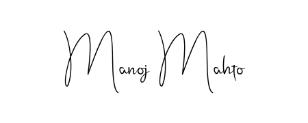 Create your official email sign-off with Manoj Mahto name in Andilay-7BmLP style. Crisp, clean, and perfectly legible across all screens. Manoj Mahto signature style 4 images and pictures png