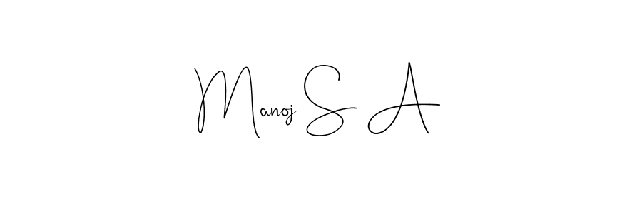 Here are the top 10 professional signature styles for the name Manoj S A. These are the best autograph styles you can use for your name. Manoj S A signature style 4 images and pictures png