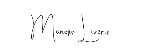 The Andilay-7BmLP font transforms the name Manolis Liveris into an executive sign with sharp precision and distinguished character. Manolis Liveris signature style 4 images and pictures png