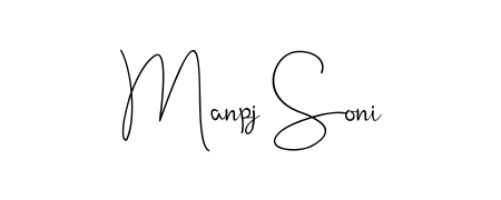 An effortless, minimalist signature concept for Manpj Soni using Andilay-7BmLP design. Clean lines that look great on any document. Manpj Soni signature style 4 images and pictures png