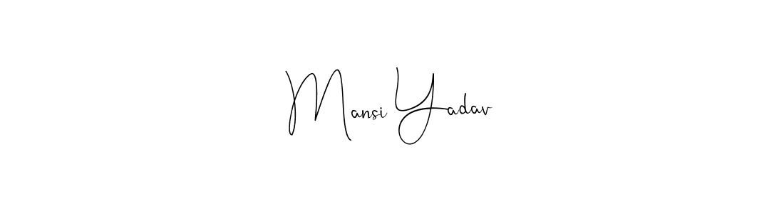 Best and Professional Signature Style for Mansi Yadav. Andilay-7BmLP Best Signature Style Collection. Mansi Yadav signature style 4 images and pictures png