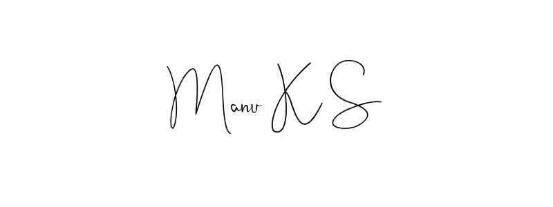 Similarly Andilay-7BmLP is the best handwritten signature design. Signature creator online .You can use it as an online autograph creator for name Manu K S. Manu K S signature style 4 images and pictures png