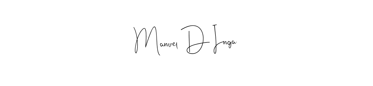 This is the best signature style for the Manuel D Inga name. Also you like these signature font (Andilay-7BmLP). Mix name signature. Manuel D Inga signature style 4 images and pictures png