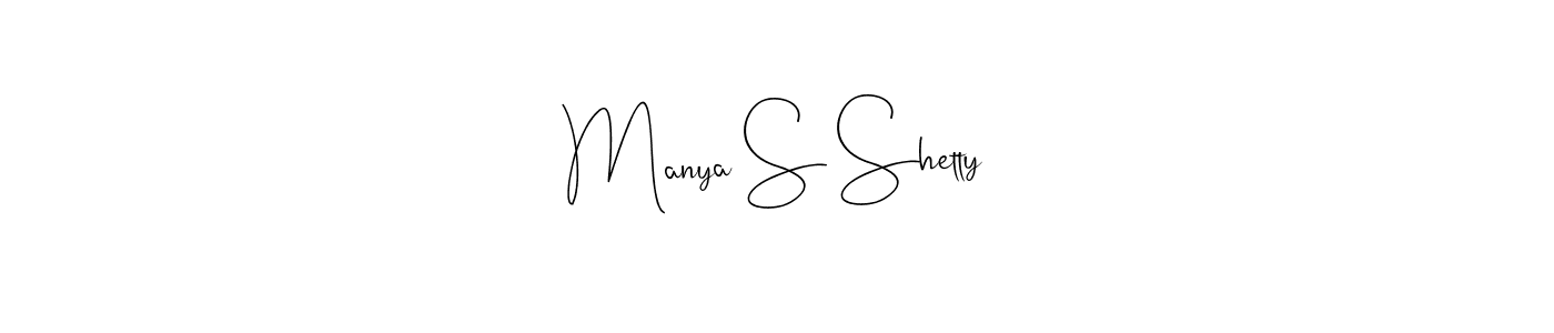 See photos of Manya S Shetty official signature by Spectra . Check more albums & portfolios. Read reviews & check more about Andilay-7BmLP font. Manya S Shetty signature style 4 images and pictures png