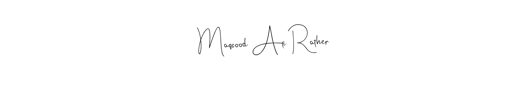 Use a signature maker to create a handwritten signature online. With this signature software, you can design (Andilay-7BmLP) your own signature for name Maqsood Ali Rather. Maqsood Ali Rather signature style 4 images and pictures png