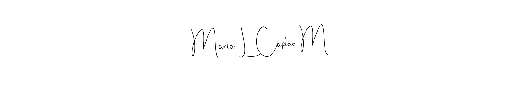 Here are the top 10 professional signature styles for the name María L Caldas M. These are the best autograph styles you can use for your name. María L Caldas M signature style 4 images and pictures png