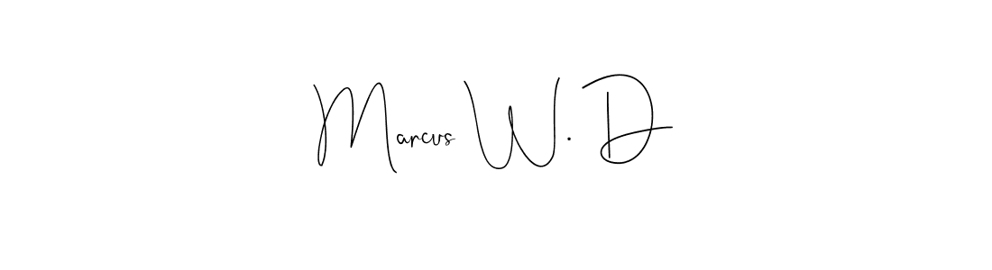 75+ Marcus W. D Name Signature Style Ideas | Awesome eSign