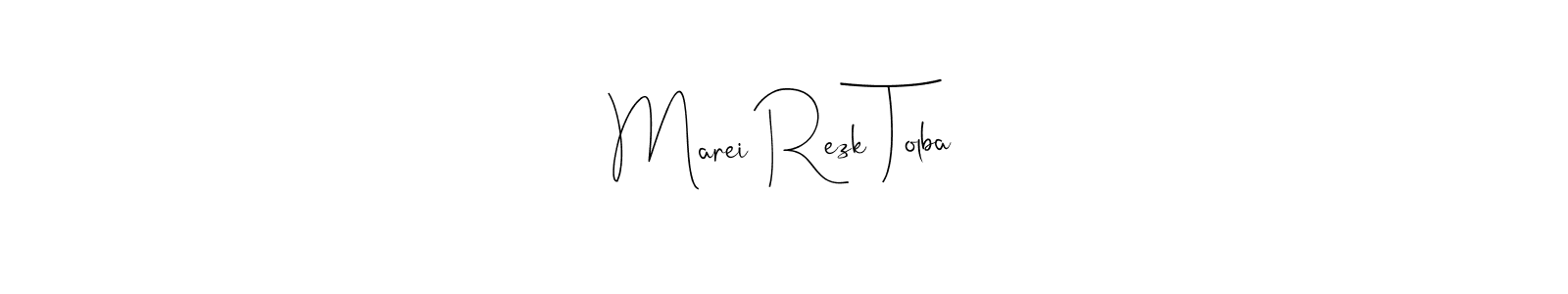 You can use this online signature creator to create a handwritten signature for the name Marei Rezk Tolba. This is the best online autograph maker. Marei Rezk Tolba signature style 4 images and pictures png