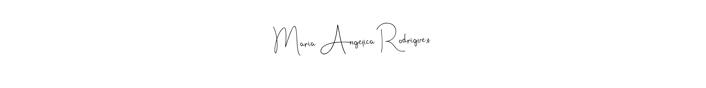 Make a beautiful signature design for name Maria Angelica Rodriguez. With this signature (Andilay-7BmLP) style, you can create a handwritten signature for free. Maria Angelica Rodriguez signature style 4 images and pictures png