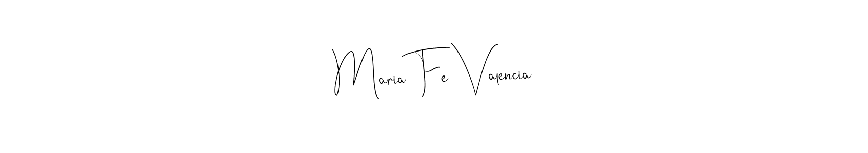 How to make Maria Fe Valencia signature? Andilay-7BmLP is a professional autograph style. Create handwritten signature for Maria Fe Valencia name. Maria Fe Valencia signature style 4 images and pictures png