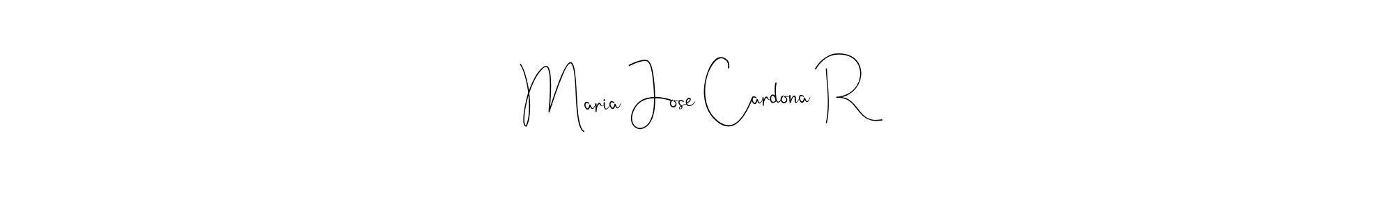 Create a beautiful signature design for name Maria Jose Cardona R. With this signature (Andilay-7BmLP) fonts, you can make a handwritten signature for free. Maria Jose Cardona R signature style 4 images and pictures png