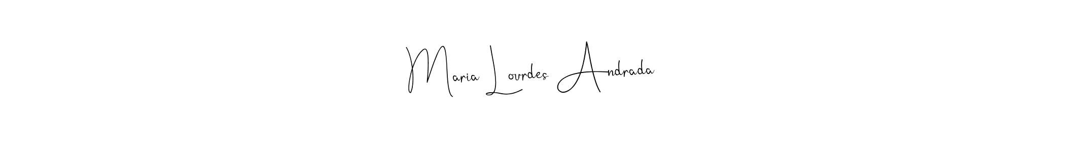 Make a beautiful signature design for name Maria Lourdes Andrada. Use this online signature maker to create a handwritten signature for free. Maria Lourdes Andrada signature style 4 images and pictures png