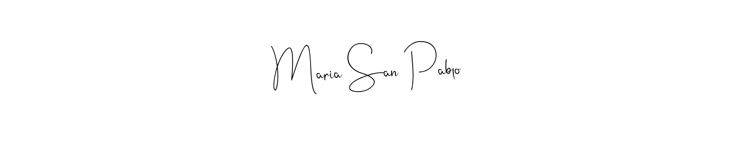 You can use this online signature creator to create a handwritten signature for the name Maria San Pablo. This is the best online autograph maker. Maria San Pablo signature style 4 images and pictures png