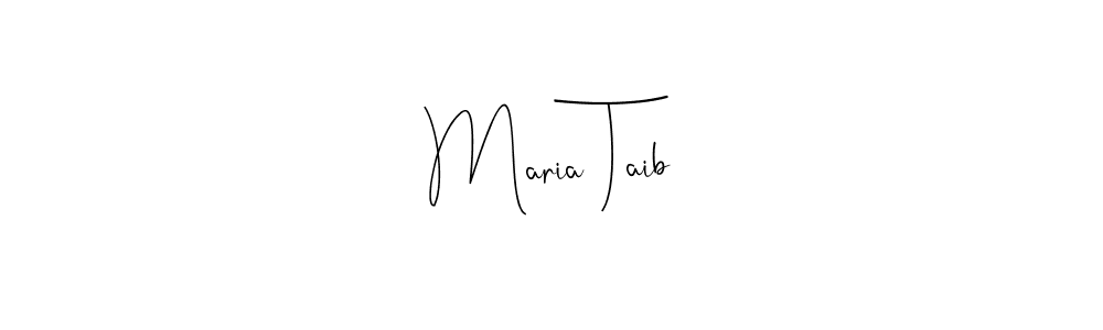 if you are searching for the best signature style for your name Maria Taib. so please give up your signature search. here we have designed multiple signature styles  using Andilay-7BmLP. Maria Taib signature style 4 images and pictures png
