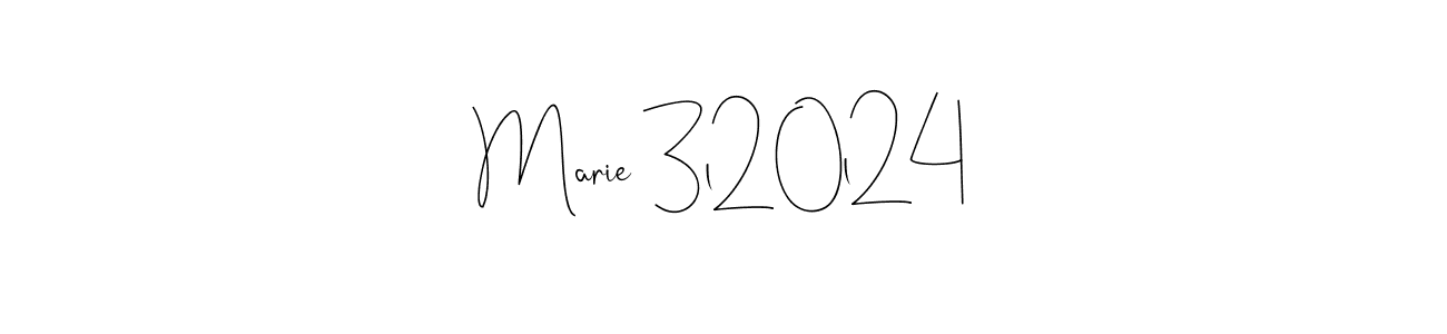 How to make Marie 3l20l24 name signature. Use Andilay-7BmLP style for creating short signs online. This is the latest handwritten sign. Marie 3l20l24 signature style 4 images and pictures png