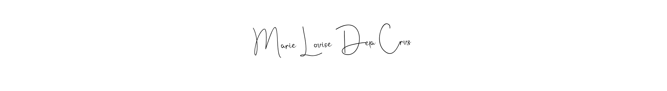 You can use this online signature creator to create a handwritten signature for the name Marie Louise Dela Cruz. This is the best online autograph maker. Marie Louise Dela Cruz signature style 4 images and pictures png