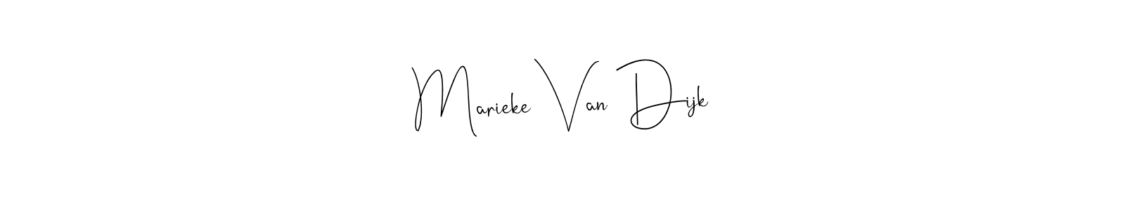 You should practise on your own different ways (Andilay-7BmLP) to write your name (Marieke Van Dijk) in signature. don't let someone else do it for you. Marieke Van Dijk signature style 4 images and pictures png