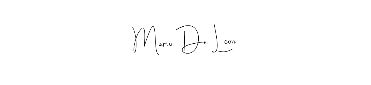 The best way (Andilay-7BmLP) to make a short signature is to pick only two or three words in your name. The name Mario De Leon include a total of six letters. For converting this name. Mario De Leon signature style 4 images and pictures png