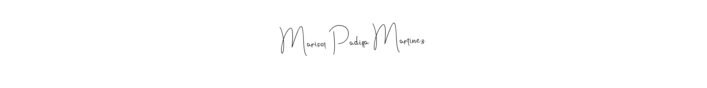Check out images of Autograph of Marisol Padilla Martinez name. Actor Marisol Padilla Martinez Signature Style. Andilay-7BmLP is a professional sign style online. Marisol Padilla Martinez signature style 4 images and pictures png