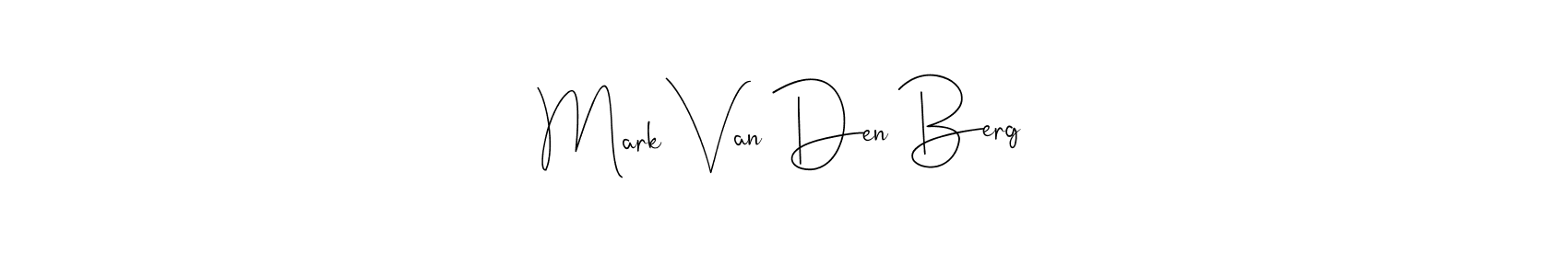 Make a beautiful signature design for name Mark Van Den Berg. With this signature (Andilay-7BmLP) style, you can create a handwritten signature for free. Mark Van Den Berg signature style 4 images and pictures png