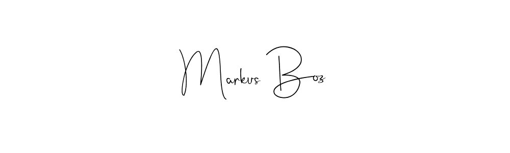 Use a signature maker to create a handwritten signature online. With this signature software, you can design (Andilay-7BmLP) your own signature for name Markus Boz. Markus Boz signature style 4 images and pictures png