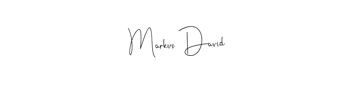 Once you've used our free online signature maker to create your best signature Andilay-7BmLP style, it's time to enjoy all of the benefits that Markus David name signing documents. Markus David signature style 4 images and pictures png